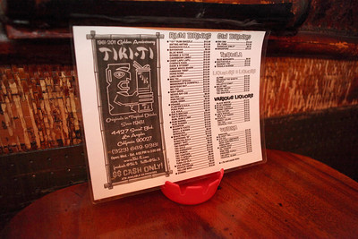 Tiki Ti Menu